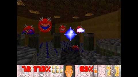 Random Doom Maps #1: Doom 2: Map18: The Courtyard (Hurt Me Plenty)