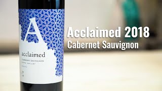 Acclaimed 2018 Cabernet Sauvignon, Oakville, Napa Valley