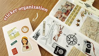 Organize Stickers with Me ✂️ Sticker Book Setup | Abbey Sy