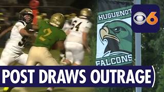 Parents Demand Action Over Huguenot Football Post