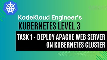 KodeKloud Engineer - Kubernetes Level 3 - Task 1 - Deploy Apache Web Server on Kubernetes Cluster