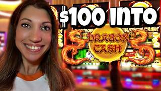 I gambled $100 into Dragon Cash slot machine....here's what happened 🎰