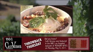 Throwback Thursday - Italian Restaurant Cafe Verona at Monday Bites, NBC Los Angeles by Vanja Srdic 379 views 6 years ago 1 minute, 52 seconds