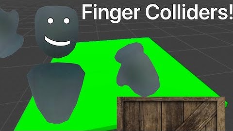 How to add finger colliders to your gorilla tag fan game!