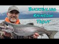 Kootenay lake bc  trolling bucktail flies for rainbow trout