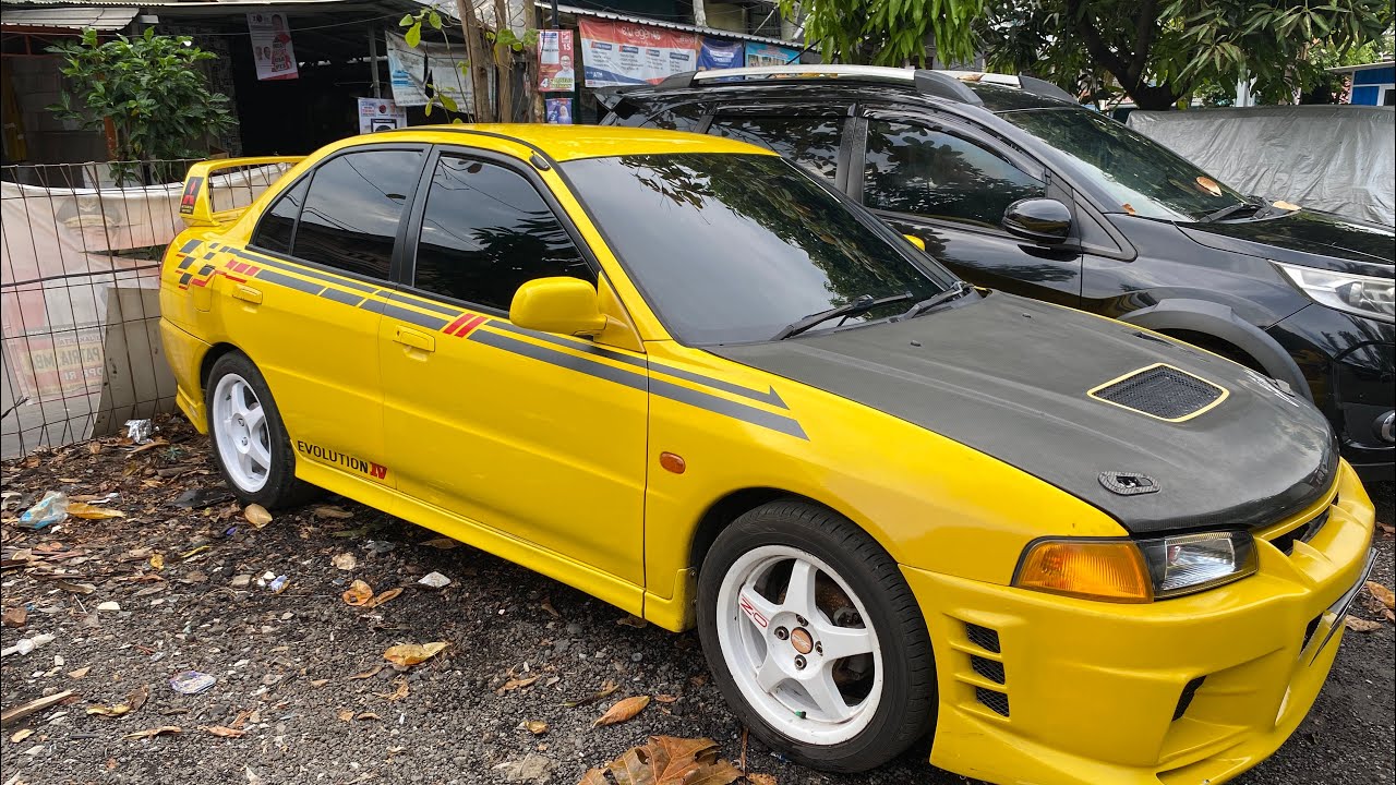 Lancer Evolution Kuning Review (jual) lancer evo 4 (basic ck4) tahun 1998 kuning - YouTube