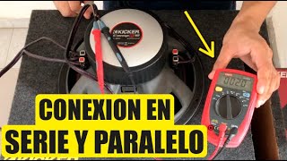 How to connect a dual-voice bass or subwoofer to an amplifier | Series and parallel connections How to connect a dual-voice bass or subwoofer to an amplifier | Series and parallel connections