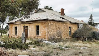 Huge old mysterious farm house with stuff left behind plus a nesting Peahen!