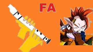 Tapion Versión Fácil Para Flauta Dulce Pista Guía. Animación. Tutorial. Dragon Ball Z.