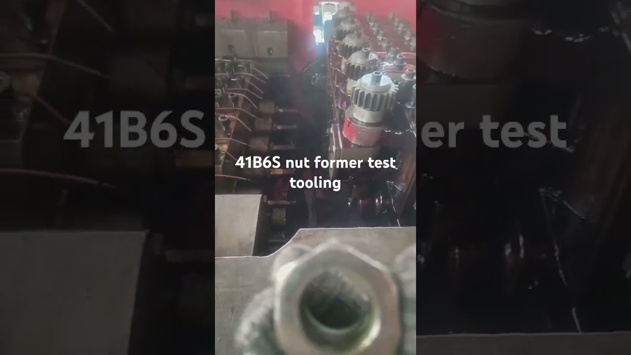 41B6S Nut Former Test Tooling M27 Hex Nuts