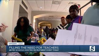 MNPS hosts recruitment fair to hire hundreds of teachers