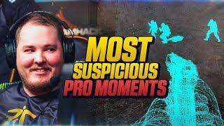 CS:GO - MOST SUSPICIOUS PRO PLAYS! (VAC MOMENTS!)