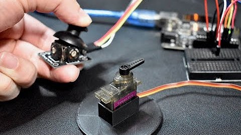 Điều khiển servo thông qua joystick, điều khiển cánh tay robot thông minh