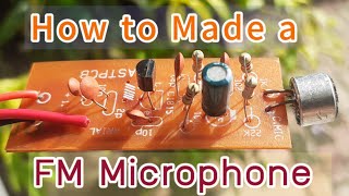 PCB assemble FM Microphone 🔥🔥 FM Microphone Circuit