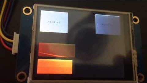 Nextion 2.4 display animation testing