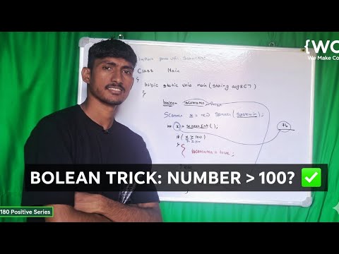 Java Tutorial #5: Declare a Boolean Variable | Check if Number is Greater Than 100 or Not