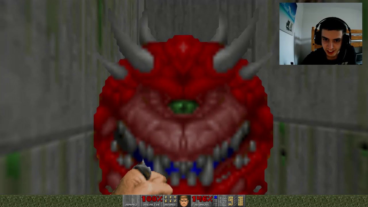 Let's play The Ultimate Doom E3M4 (House of Pain) Ultra Violence