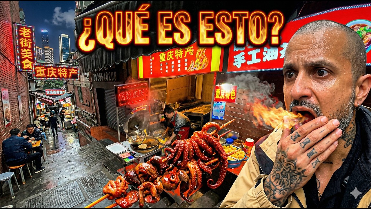 PROBANDO LA COMIDA CALLEJERA MÁS RARA Y PICANTE DE CHINA 🇨🇳 El Muñe