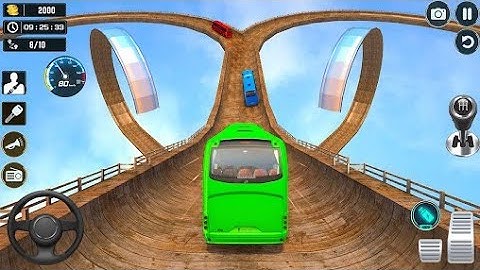 Bus Stunt Racing🔥Game - Mega Ramp Driving Simulator 3D - Android GamePlay