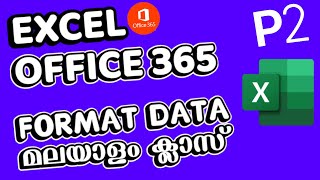 Format Data | Part 2 | Excel Basic Tutorial Malayalam | Jouher Techshar