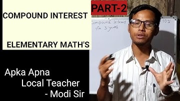 Compound interest Elementary Math