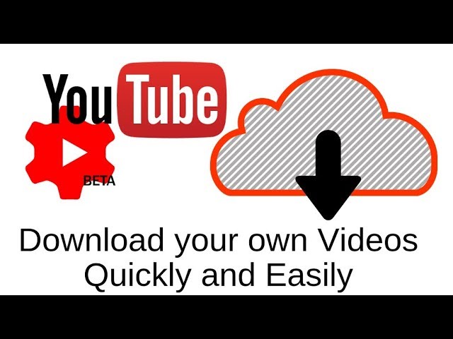 Download videos you've uploaded with  Studio 