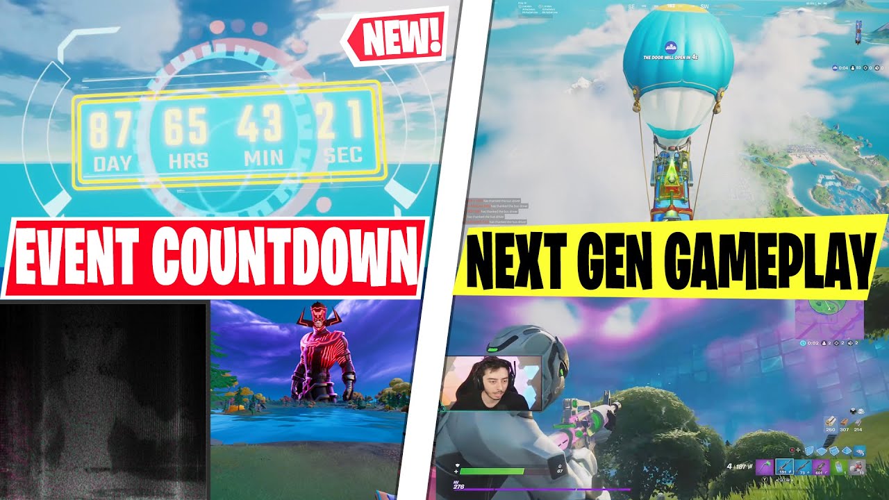 New Galactus Event Countdown Leak Event Soon Next Gen Fortnite First Gameplay V14 60 Update Youtube