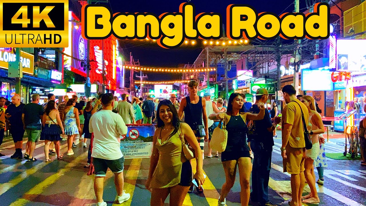 4k HDR | The Ultimate Patong Nightlife Guide: Bangla Road Walking Tour & Tips (ASMR) 