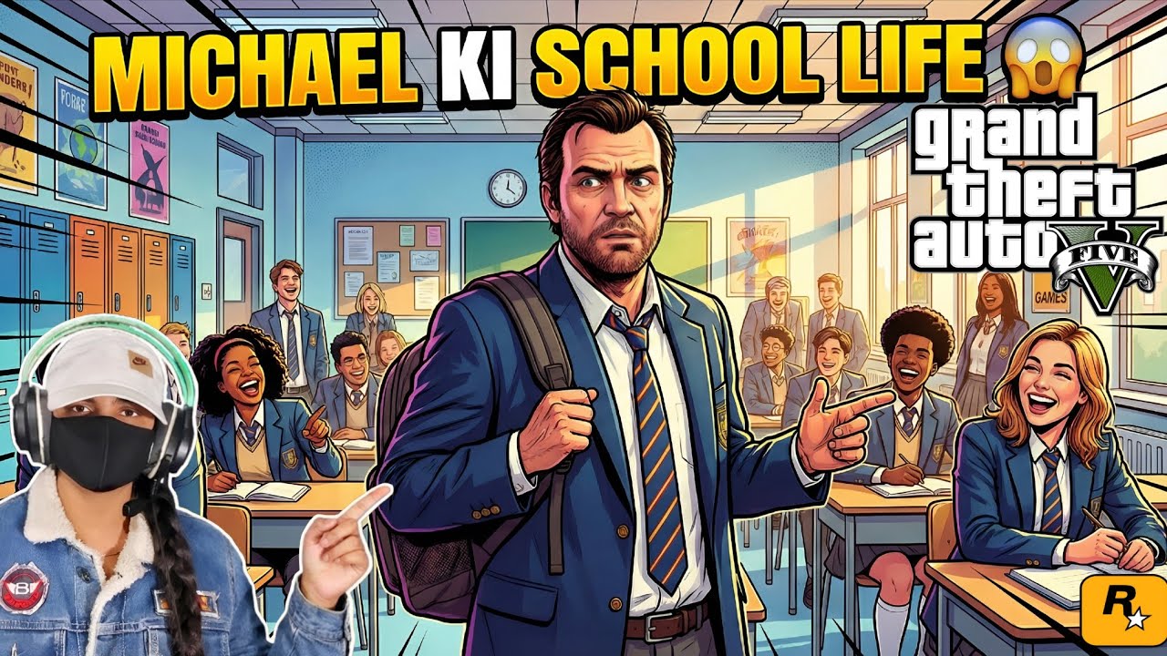 Полная история Майкла Ки. Школьная жизнь 😱🔥GTA 5 Геймплей #gta5 #gta6