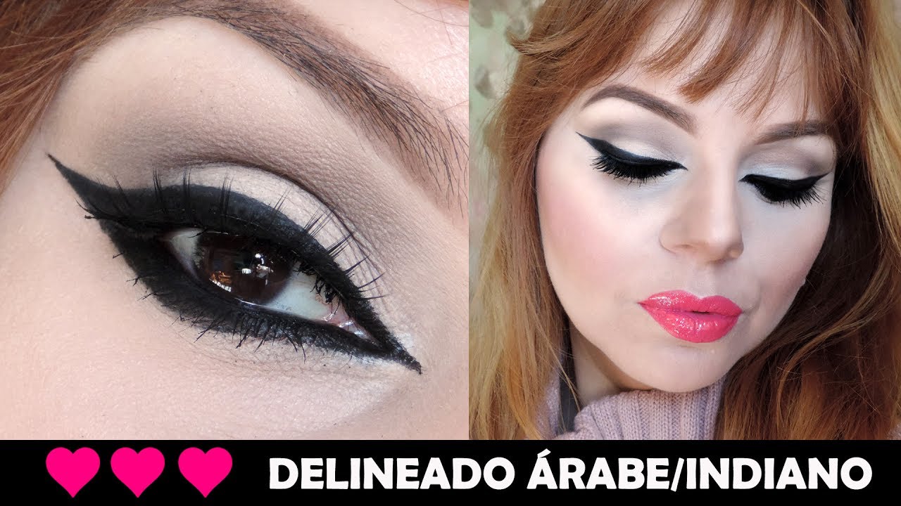 Delineado Árabe/Indiano/Egípcio - Como Eu Faço