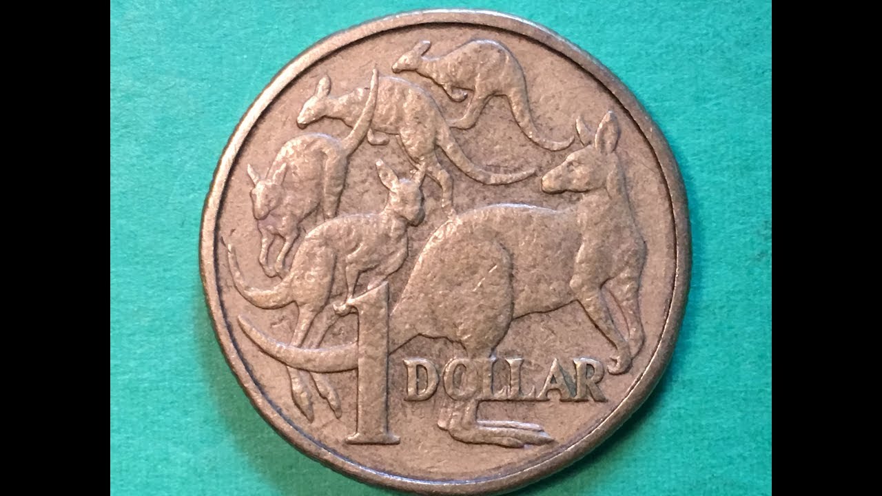 Australia 1984 1 Dollar Mor Mob Of Roos One Dollar Coin