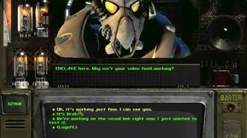 Enclave comm officer meets  batman.... |random encounter| @poseidon oil rig|FALLOUT 2|