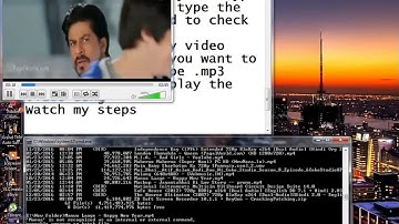 How to Use CMD and how We Can play video or audio song through CMD
