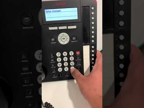 Avaya 1608-i IP phone - How to Factory reset (2020)