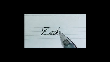 Name of Zachary write ✍️ in beautiful cursive style.||. Comment your name to write a name.