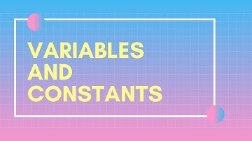 Variables and constants in C - Part 2