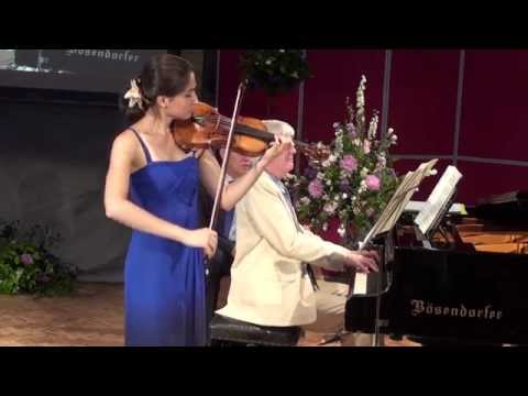 Savitri Grier and Francis Grier play Mozart Sonata in B flat K 378