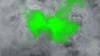 [4K] Smoke Cloud Transition - Green Screen