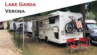 We join a Caravan and Motorhome Club tour of Italy starting in Lake Garda. This is episode one.