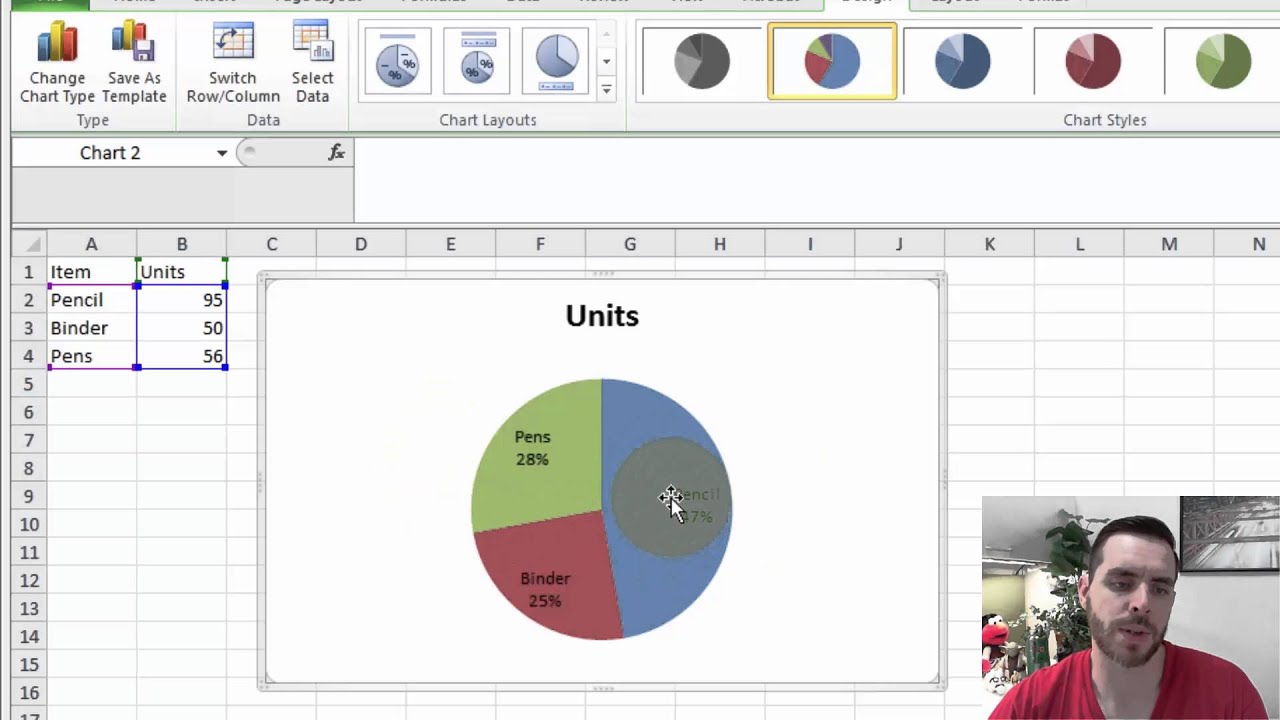 How To Create A Pie Chart In Excel Youtube