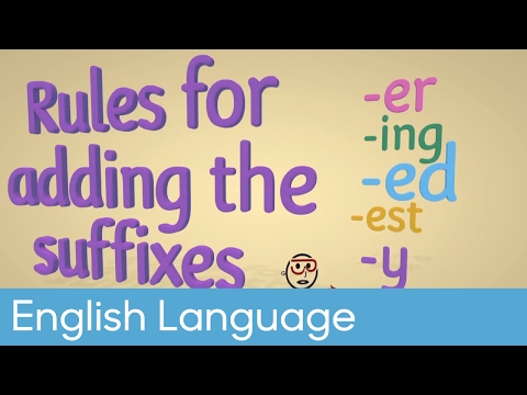 Suffixes - part 1 | Primary English - Wonderful Words