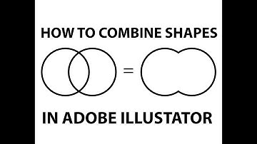 How to Combine Shapes in Illustrator (Pathfinder Tool Tutorial)