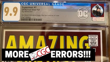 Comic Unboxing Gone Wrong - More Quality Control issues with CGC-  How does this happen???