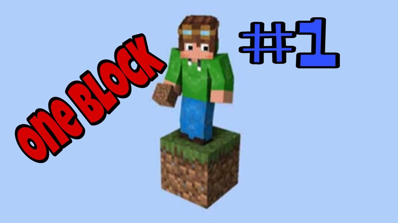 Minecraft but you get only one block || Playing one block