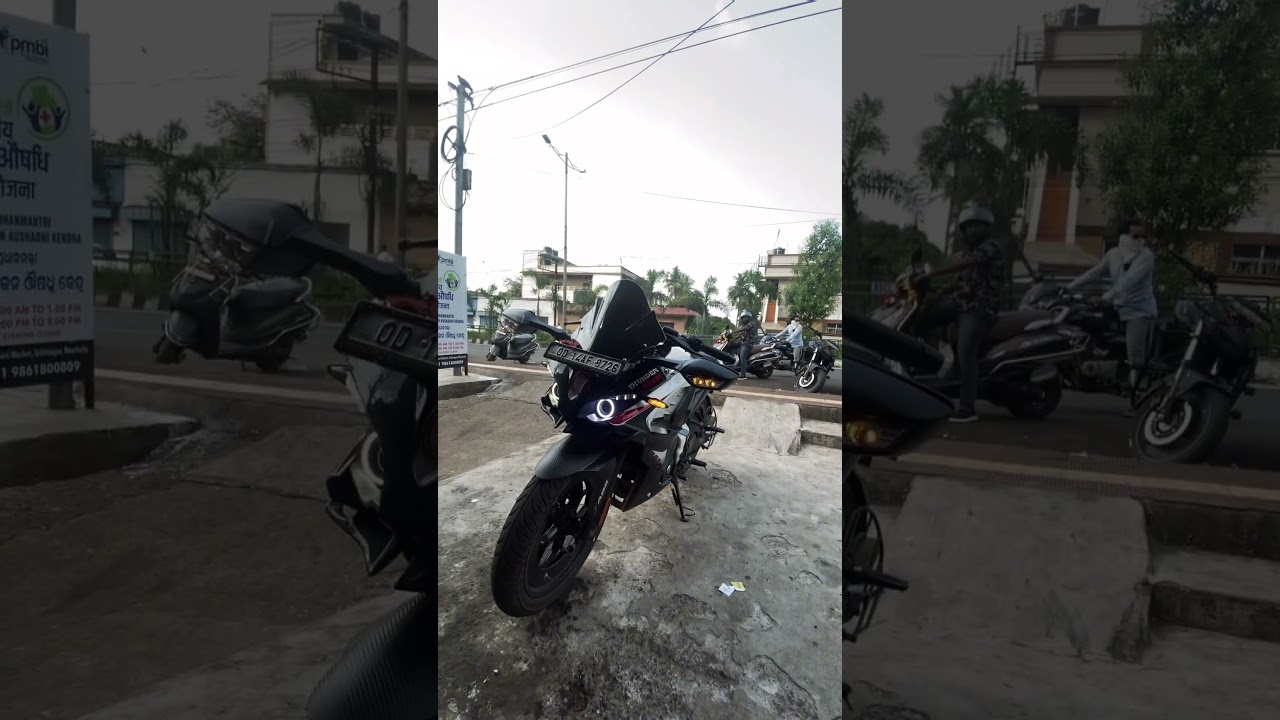 ZX10R MIRROR ON RS200 🥵😍|| SUPER BIKE MIRROR INSTALLATION || ONLY ONE IN ROURKELA ❤️