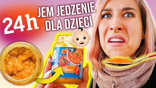 Jem TYLKO JEDZENIE DLA DZIECI przez 24h 🍼 jedzenie dla niemowląt cały dzień | Agnieszka Grzelak Vlog