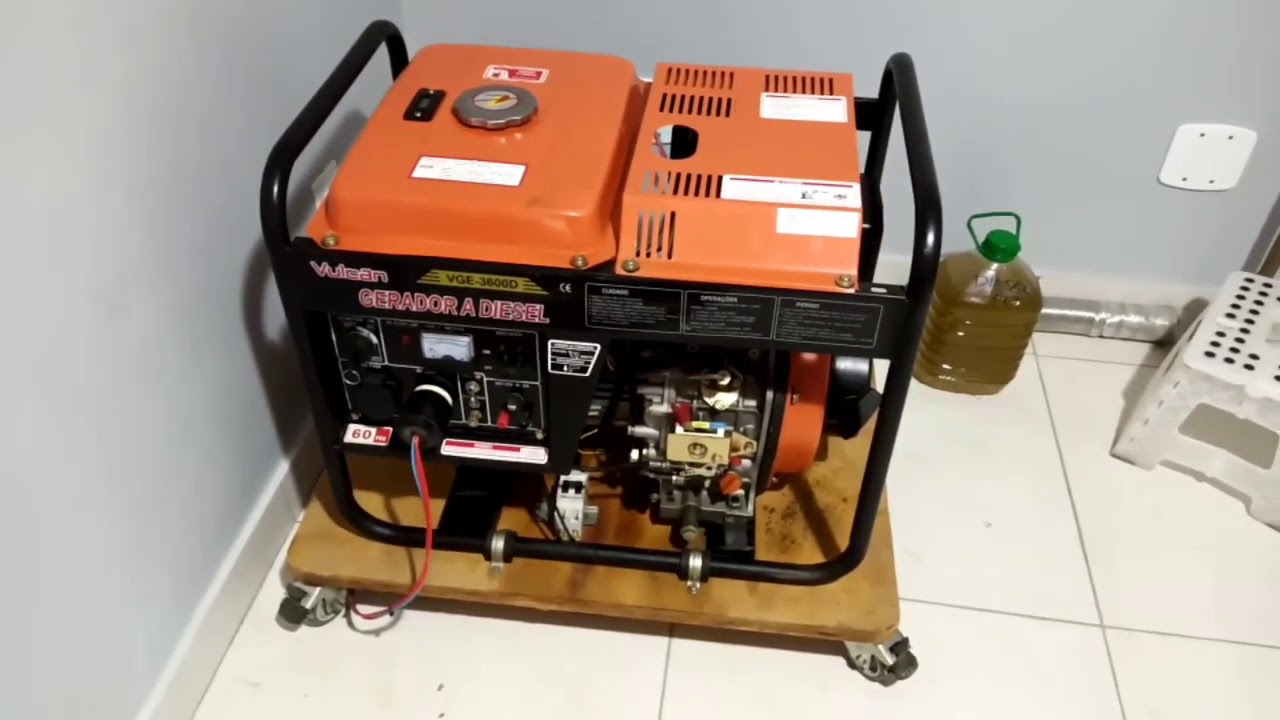 Gerador de Energia Elétrica Diesel Residêncial - Como Instalar - Diesel ...