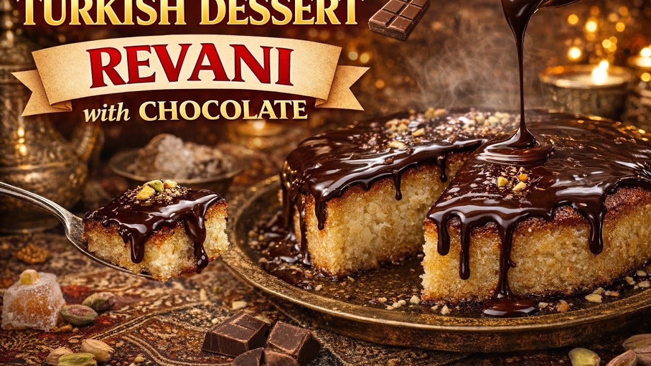 🇹🇷 ТУРЕЦКИЙ МАННИК REVANI с шоколадной глазурью