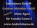 Entertainers first 50 goldene melodien vol01 yamaha genos 2 demo gilbert osullivan  alone again