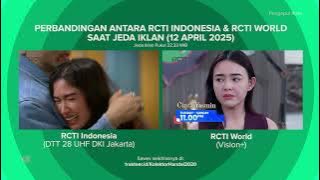 Download lagu Perbandingan antara RCTI INDONESIA & RCTI WORLD Saat Jeda Iklan (12 April 2025)